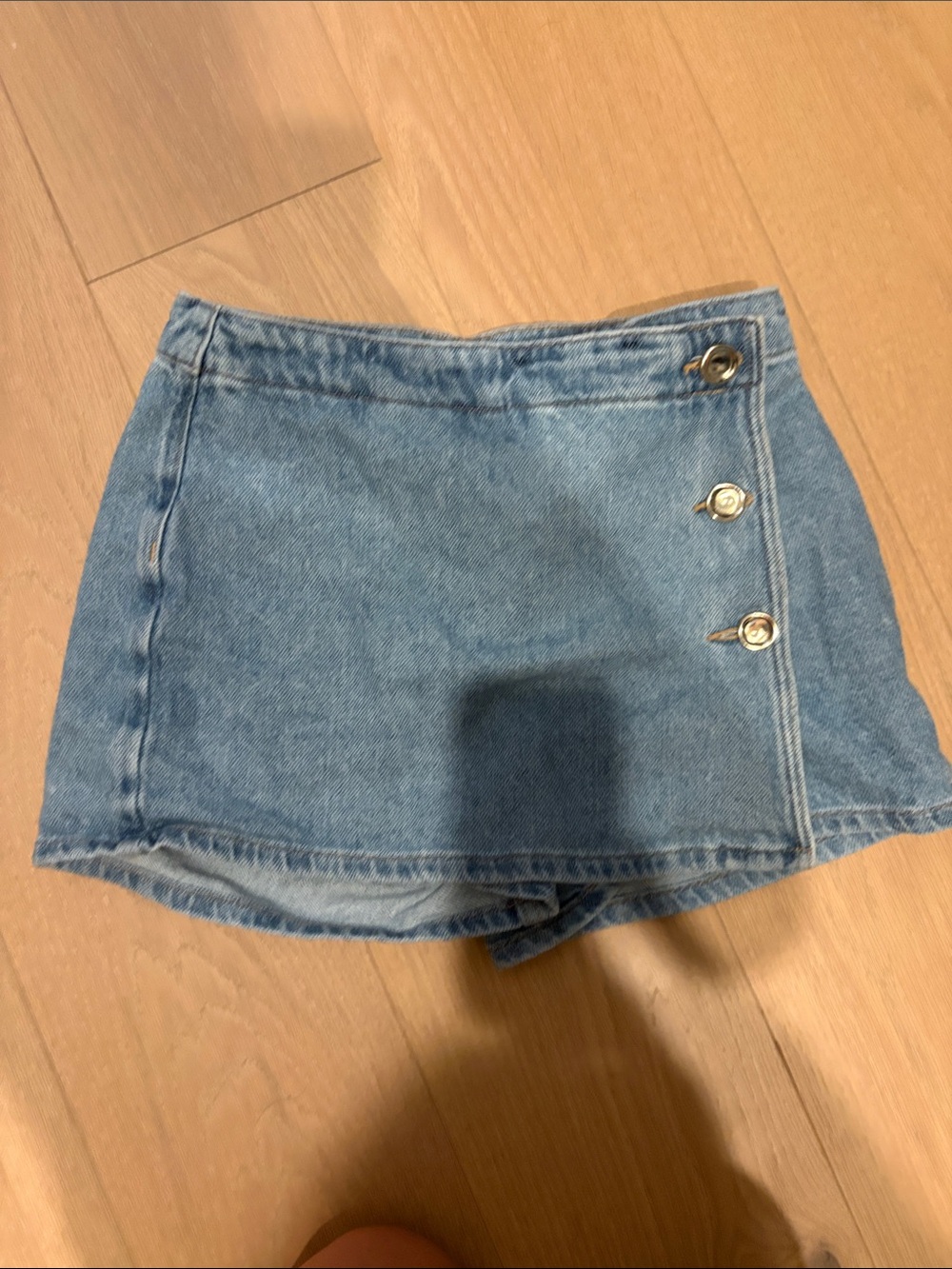 NWOT Denim Zara Skort